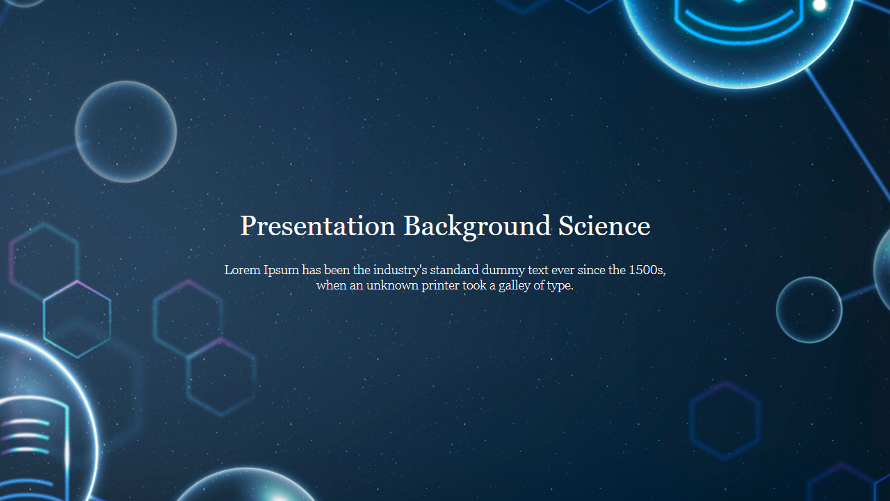 Presentation Background Science PPT Template & Google Slides